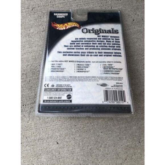 Hot Wheels Original  2001 HAMMERED COUPE. Exclusive VINTAGE. Read - Picture 6 of 7